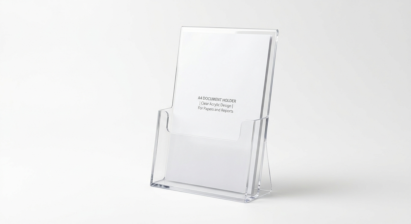 Clear A4 Document Organizer